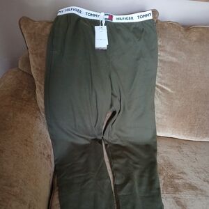 NWT Tommy Hilfiger joggers. Olive green.